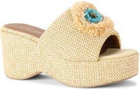 Kurt Geiger Kensington Eye Platform Sandal in Open Beige at Nordstrom Rack, Size 5.5Us / 35.5Eu