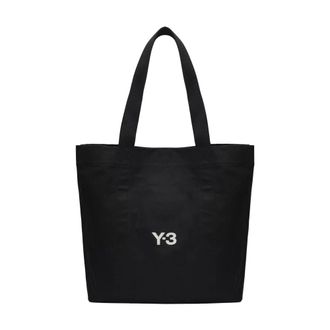 Yohji Yamamoto Tote Bags, male, Black, Size: ONE SIZE Canvas Tote