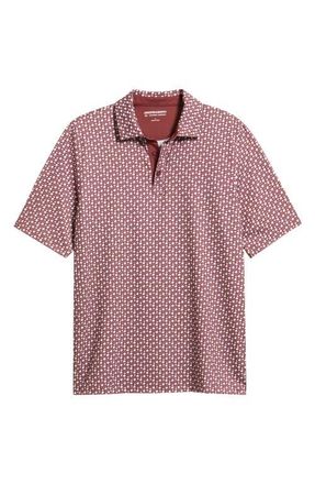 Johnston & Murphy XC+ Game Day Performance Polo in Burgundy at Nordstrom, Size Xx-Large