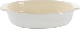 Crock-pot Crock Pot Artisan 2.5 Quart Oval Stoneware Casserole in White