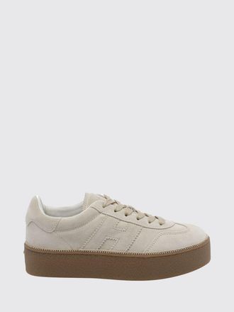 Hogan Sneakers Cool in pelle scamosciata con suola platform e logo H