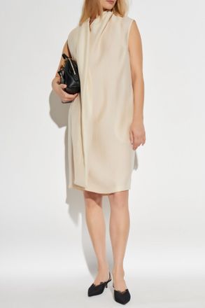 Toteme Sleeveless Dress, Womens, Cream