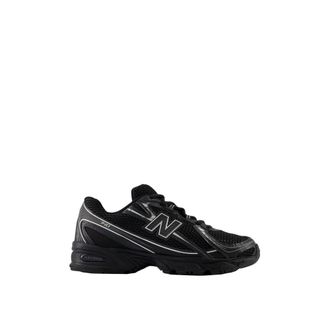 New Balance Sneakers, female, Black, 6 UK, Black Mesh Low-Top Reflective Trainers