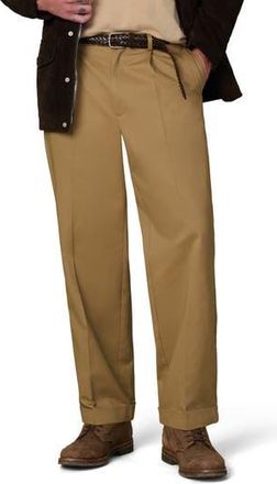Joe's Pleated Wide Leg Chinos in British Khaki at Nordstrom Rack, Size 32
