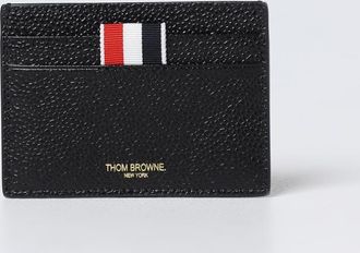 Thom Browne credit card holder in grained leather