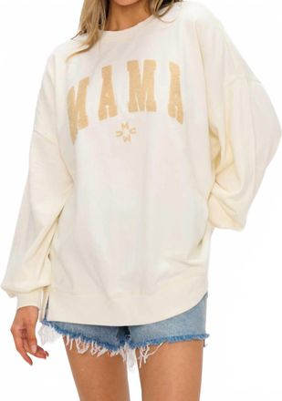 Show me your Mumu Steve Sweatshirt Mama In Cream
