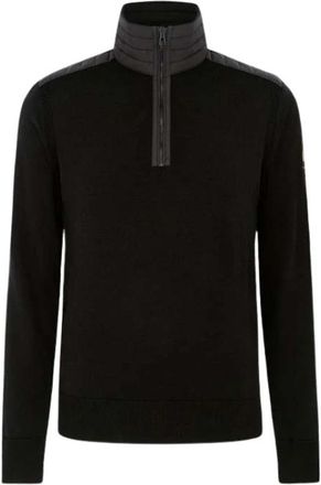 Belstaff Kilmington Knit - Heren - Ronde hals truien - Zwart - M - Truien & Vesten