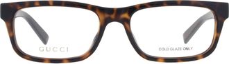 Gucci Demo Rectangular Mens Eyeglasses GG1858O 002 56