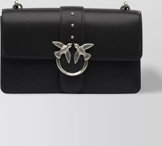 Pinko love bag one leather crossbody bag