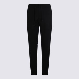 Canali Black Wool Pants