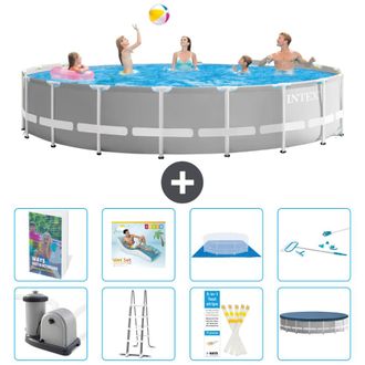 Intex Piscina Prism Frame Redonda - 549x122 Cm - 9-piezas S618