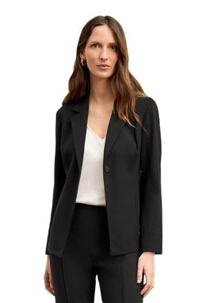 M.M.LaFleur Moreland OrigamiTech Travel Blazer in Black at Nordstrom, Size 12