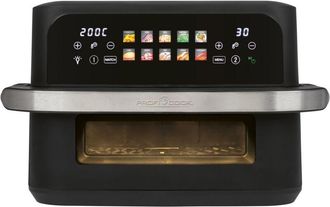 Profi Cook Proficook Pc-fr 1313 H Doble 10 L Independiente 2400 W Freidora De Aire Caliente Negro, Acero Inoxidable