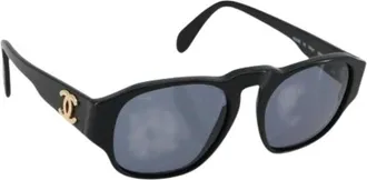 Chanel Pre-owned Accessories, female, Black, Size: ONE SIZE Pre-owned Vintage Sunglasses