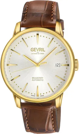 Gevril Group Mulberry Automatic Silver Dial Mens Watch 9623
