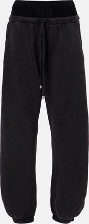 The Attico Pantaloni sportivi in jersey di cotone