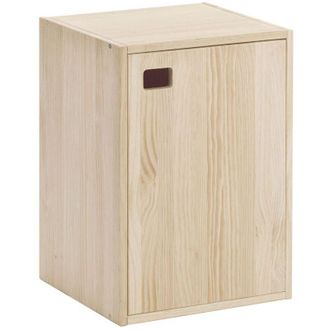 Astigarraga Astigarraga - Mueble De 1 Puerta En Pino Macizo Con 1 Estante Ajustable En Altura - L37 X H53,5 Cm