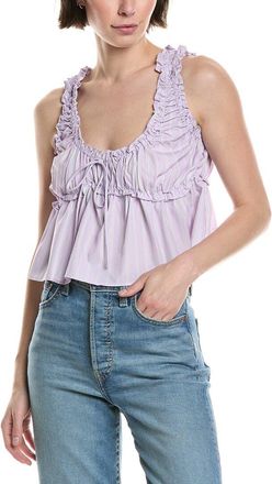 Avantlook Elastic Ruffle Top
