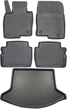 OEM Mazda Cx-5 Ii Suv Desde Julio De 2017. Juego De Alfombrillas Para Coche Y Maletero
