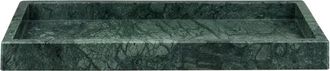 Mette Ditmer Marble Tablett, 16 x 31 cm, dark forest