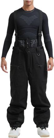 Generic Mens Ski Bib Waterproof Snow Pants UK Sale Clearance Men Thicken Ski Suit Overalls Windproof Snow Bibs Baggy Snowboard Ski Bibs Pant Outdoor Snowboard