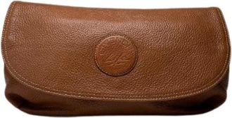 Givenchy Pre-owned Leren Clutch - Dames - Vintage Clutch - Bruin - ONE Size - Leer - Vintage