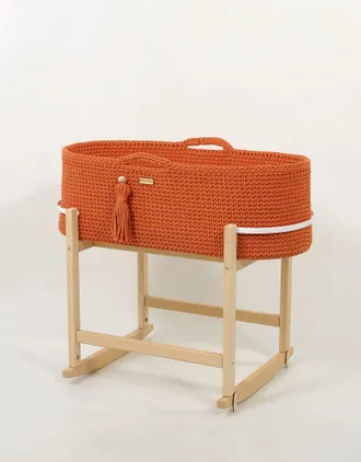 OEM Cesta Mois&eacute;s Bohemia Hecha A Mano Con Cuna - Terracota