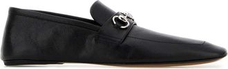Gucci Black Leather Loafers