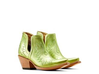 Ariat Dixon Western Boots Womens Shoes Electric Green Apple : 5.5 B - Medium, Leather