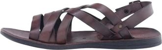 Brador Oregon Sandal - Heren - Sandalen - Bruin - 40 EU - Leer - Schoenen