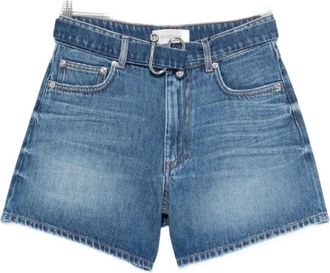 Sportmax Broeken - Dames - Denim shorts - Blauw - S - Denim - Korte Broeken