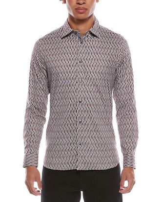 Ted Baker Frestin Stripe Geo Shirt