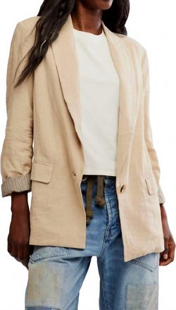 Free People Prep School Blazer In Birch