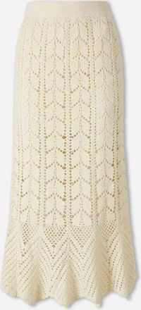 Zimmermann Crochet Midi Skirt