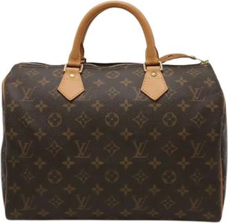 Louis Vuitton Pre-owned Handbags, female, Brown, Size: ONE SIZE Pre-owned Monogram Speedy 30 Handbag