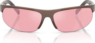 Miu Miu 68mm Gradient Oversize Oval Sunglasses in Pink at Nordstrom Rack