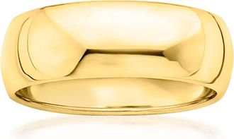 Ross-Simons Italian 14kt Yellow Gold Dome Ring