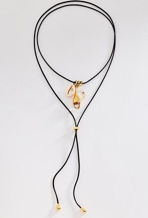 &Eacute;liou Marea Charm Wrap Lariat Necklace