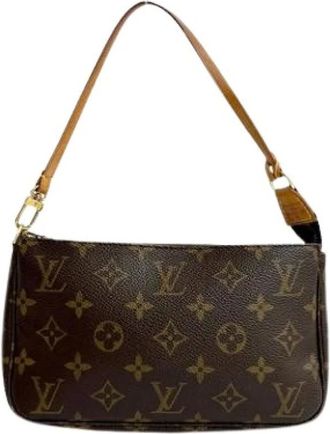 Louis Vuitton Pre-owned Shoulder Bags, female, Brown, Size: ONE SIZE Pre-owned Vintage Shoulder Bag