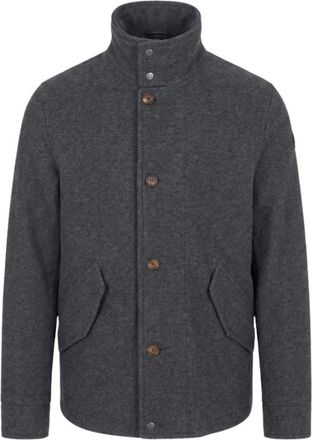 Moncler Cappotto Panyol - Heren - Zomerjassen - Grijs - M - Jassen