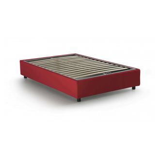 Dmora Dmora - Cama De Plaza Y Media Dlammer, Cama Contenedor Con Revestimiento De Tela, 100% Made In Italy, Apertura Frontal, Adecuado Para Colch&oacute;n Cm 120x1