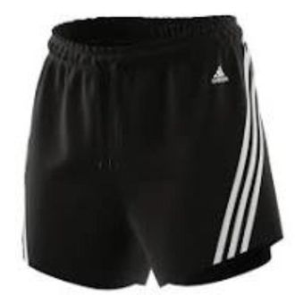 adidas (WMNS) adidas 3-Stripes Athletic Shorts Asia Sizing Black White H57305