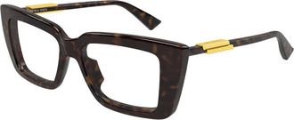 Bottega Veneta Bv1448O Optical Frame - female - Bottega Veneta - Glasses - Brown - 53 MM - Accessories