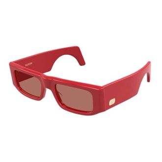 Valentino Rectangular Sunglasses - unisex - Valentino - Sunglasses - Red - 52 MM - Accessories