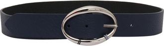 Orciani Cintura - Dames - Riemen - Blauw - 75 CM - Leer - Accessoires