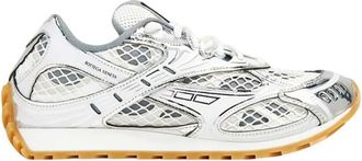 Bottega Veneta Silver Logo Orbit Sneakers
