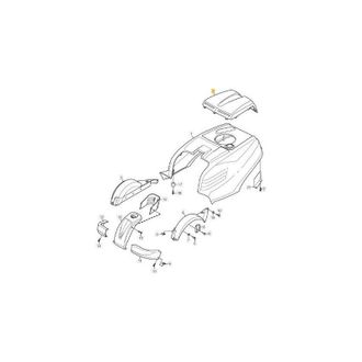 STIGA Sports Tapa De Motor Original Stiga (gris) - 1134-5393-01