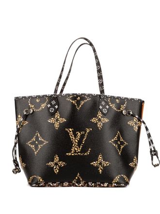 Louis Vuitton monogram tote bag - women - Calf Leather - One Size - Black
