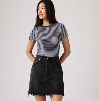 Levi's Essential Housemark Tee - Womens - XS - Blue