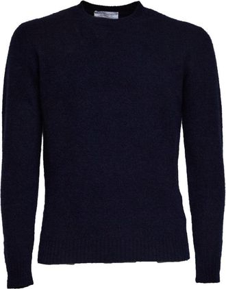 FILIPPO DE LAURENTIIS Crew Neck Sweater In Cashmere And Silk Blend